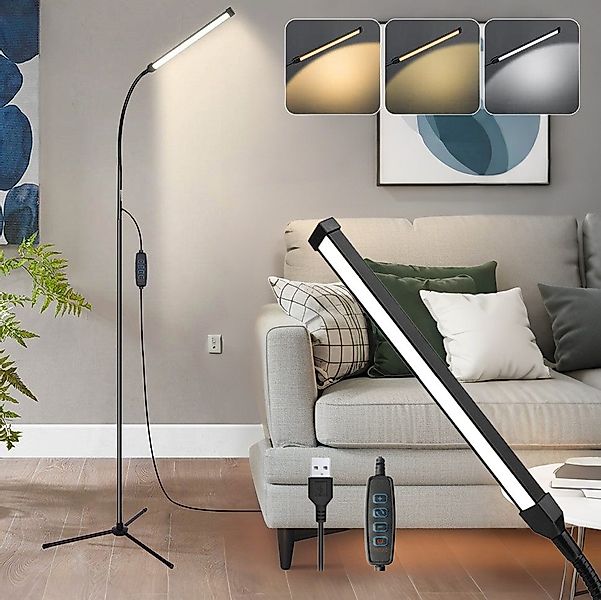 LMaxhome LED Stehlampe Wohnzimmer Dimmbar mit günstig online kaufen