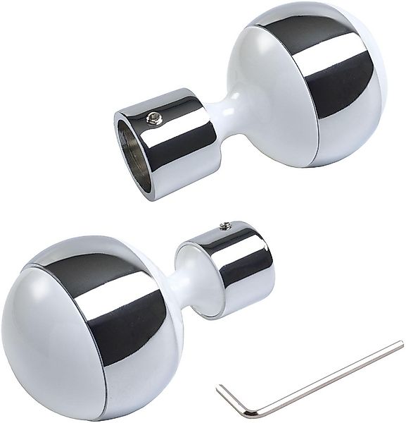 Liedeco Gardinenstangen-Endstück "Power" für Gardinenstangen Ø 20 mm günstig online kaufen