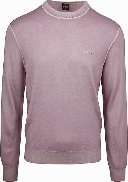 BOSS Pullover Astefano Wolle Lila - Größe M günstig online kaufen