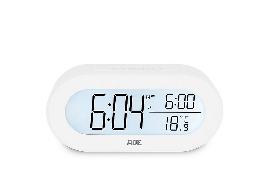ADE Wecker digital mit Temperaturanzeige Schlummerfunktion, LCD-Display mit günstig online kaufen
