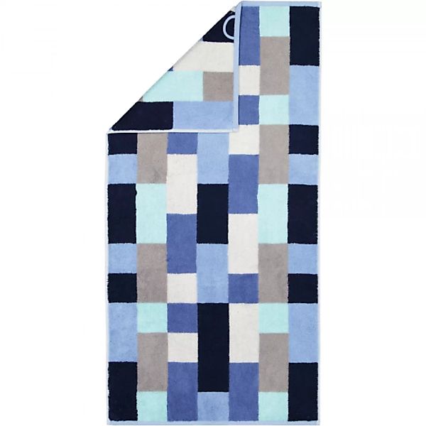 Cawö Handtücher Shades Karo 6236 - Farbe: aqua - 11 - Handtuch 50x100 cm günstig online kaufen