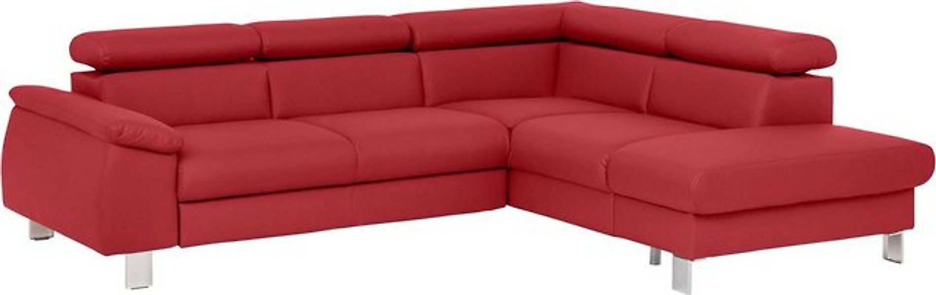 COTTA Ecksofa Komaris L-Form, inklusive Kopf- bzw. Rückenverstellung, wahlw günstig online kaufen