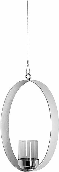 Fink Hängewindlicht "SABINA" Kerzenhalter aus Edelstahl und Glas günstig online kaufen