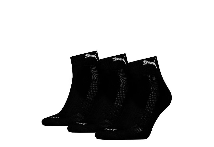 PUMA Kurzsocken (3-Paar) mit eingestricktem Logo im Bund günstig online kaufen