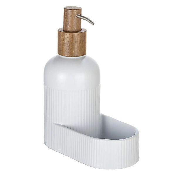 Schöner Wohnen Seifenspender & Schwammhalter Refia Weiß günstig online kaufen