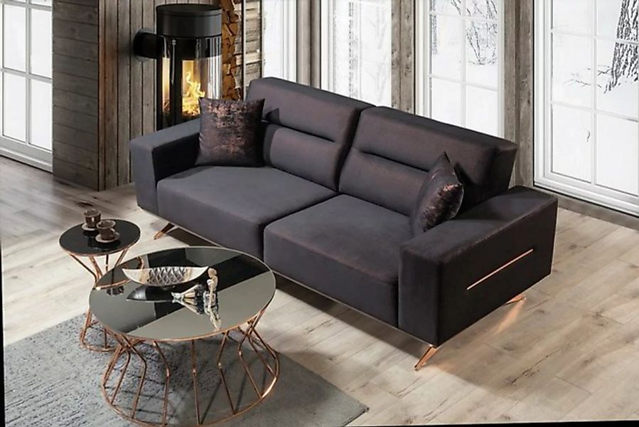 Villa Möbel Sofa Soprano, 1 Stk. 2-Sitzer, Qualtiy made in TURKEY, Sitztief günstig online kaufen