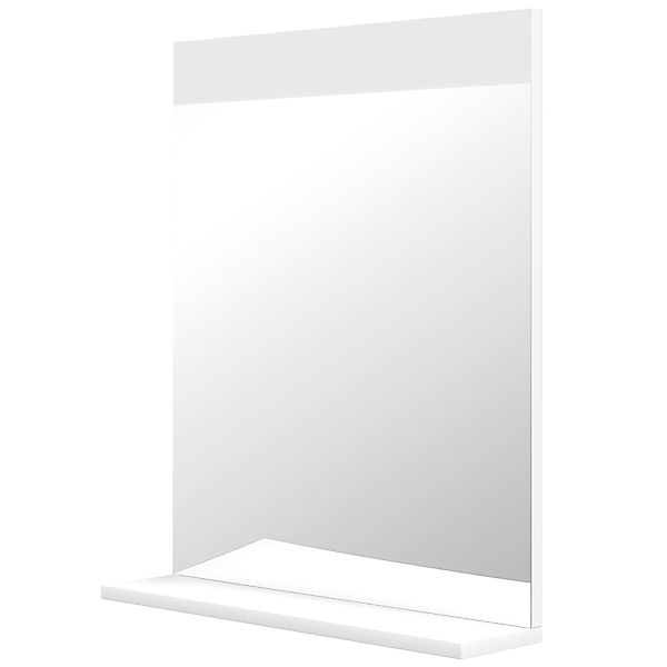 HOMCOM Badezimmerspiegel, Wandspiegel mit Regal, für Wohnzimmer, Schlafzimm günstig online kaufen