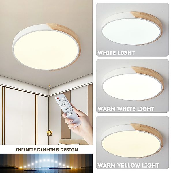 style home LED Deckenleuchte Runde Deckenlampe günstig online kaufen