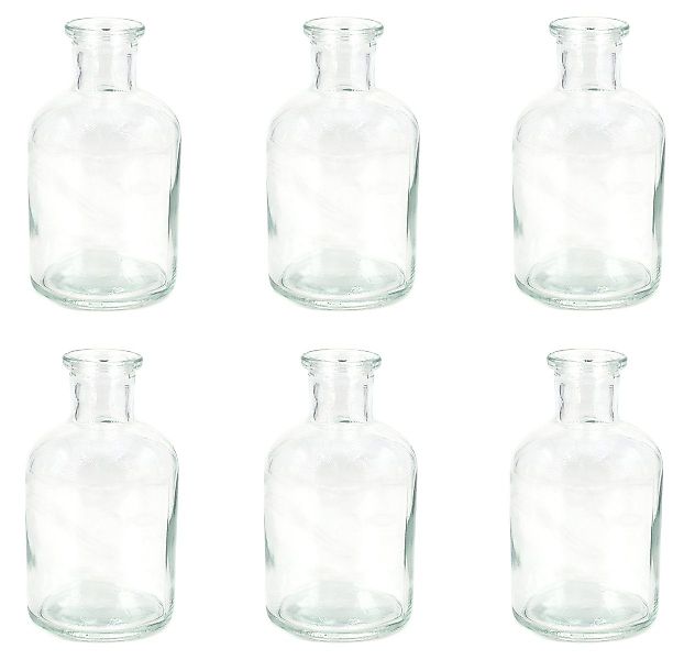 Creativery Dekovase, Vasen Glas 10cm klar günstig online kaufen