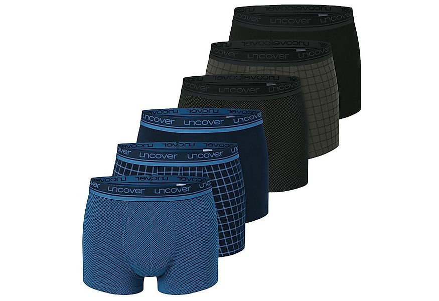 uncover by SCHIESSER Boxershorts Shorts Cotton (3-St) mit Webgummibund Low günstig online kaufen