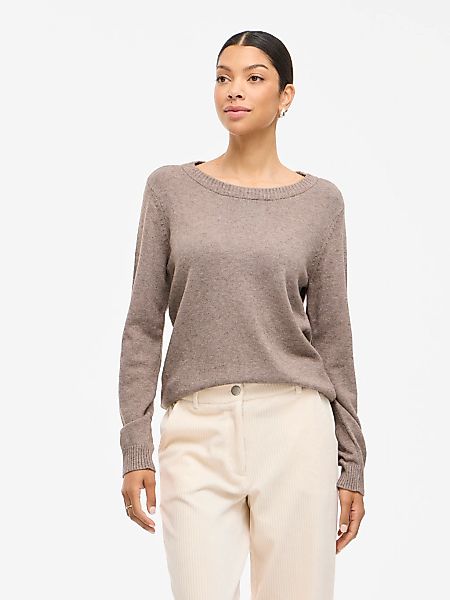Vila Rundhalspullover "VIRIL O-NECK L/S KNIT TOP - NOOS" günstig online kaufen