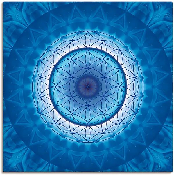 Artland Wandbild »Blume des Lebens 2«, Muster, (1 St.), als Leinwandbild, P günstig online kaufen