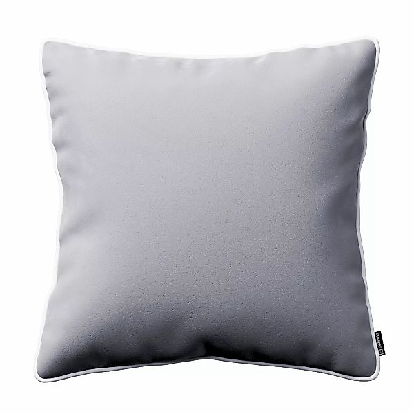 Kissenhülle Laura, grau, 60 x 60 cm, Velvet (704-24) günstig online kaufen