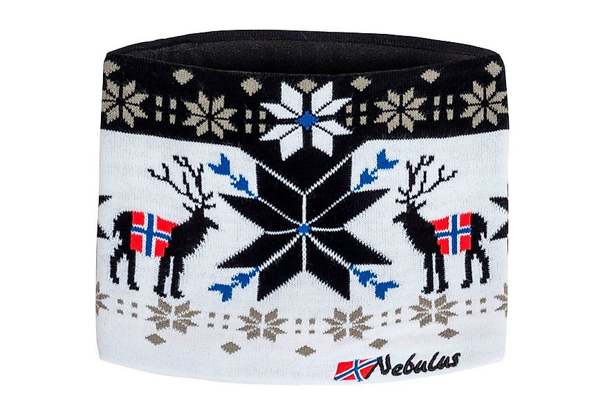 Nebulus Mütze & Schal TUBE, P6140 - Unisex, weiß-schwarz, onesize günstig online kaufen