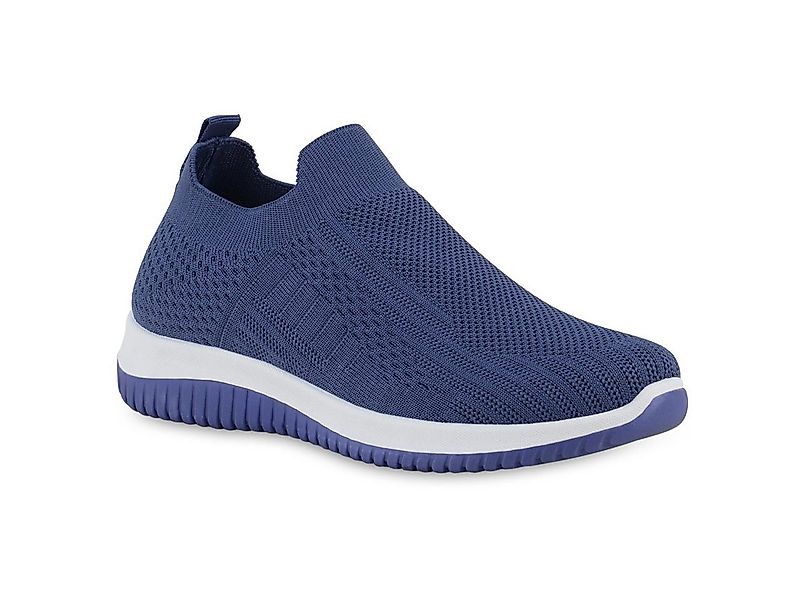 VAN HILL 841678 Laufschuh Damen Slip Ons Sportschuhe Sportliche Strick Prof günstig online kaufen