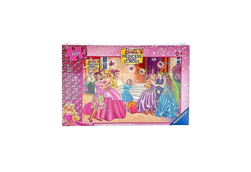 Ravensburger Puzzle Barbie Princess Charm School 100 XXL Teile ab 6 Jahren, günstig online kaufen