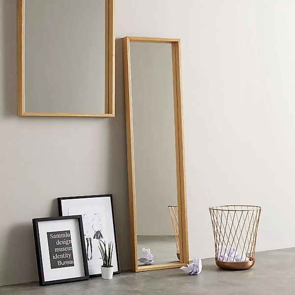 Wilson Wandspiegel (40 x 140 cm), Eiche - MADE.com günstig online kaufen