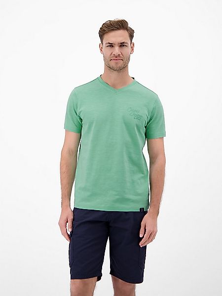 LERROS T-Shirt T-Shirt mit V-Neck in Strickqualität günstig online kaufen