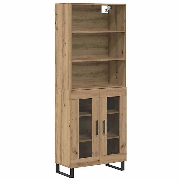 vidaXL Highboard Artisan-Eiche 69,5 x 34 x 180 cm Holzwerkstoff 3403190 günstig online kaufen