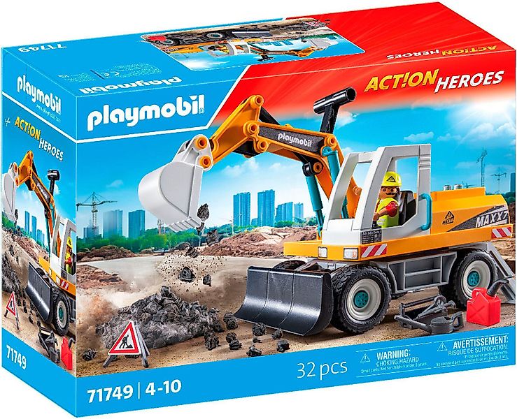 Playmobil® Großer Bagger (71749), Playmobil Action günstig online kaufen