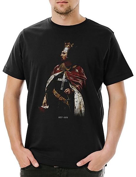 Urban Backwoods Print-Shirt Richard I. Herren T-Shirt Richard Löwenherz Lio günstig online kaufen