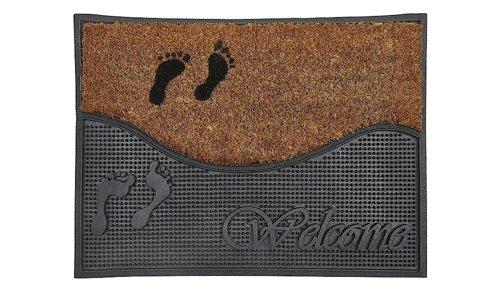 Kokosmatte  Welcome Steps ¦ braun ¦ Kokos ¦ Maße (cm): B: 45 Teppiche > Fuß günstig online kaufen