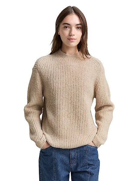 TOM TAILOR Denim Strickpullover mit Stehkragen günstig online kaufen