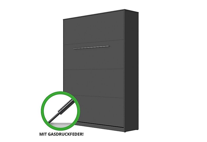 SMARTBett Schrankbett SMARTBett Standard 140x200 Vertikal/Hoch Komfort Latt günstig online kaufen