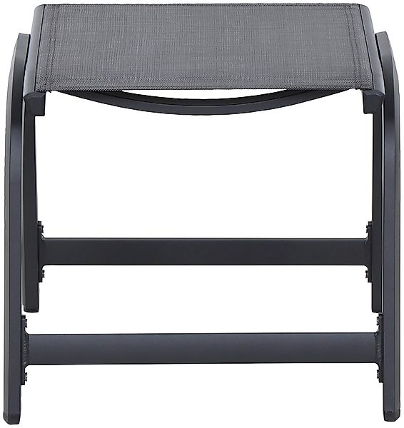 Siena Garden Hocker Tesoro 52 cm x 51 cm x 44 cm Anthrazit Matt günstig online kaufen