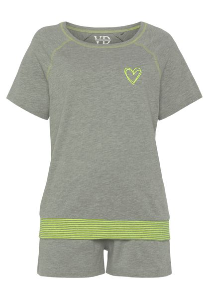 Vivance Dreams Shorty 2 Stk. tlg., mit dekorativen Flatlock-Nähten in Neonf günstig online kaufen