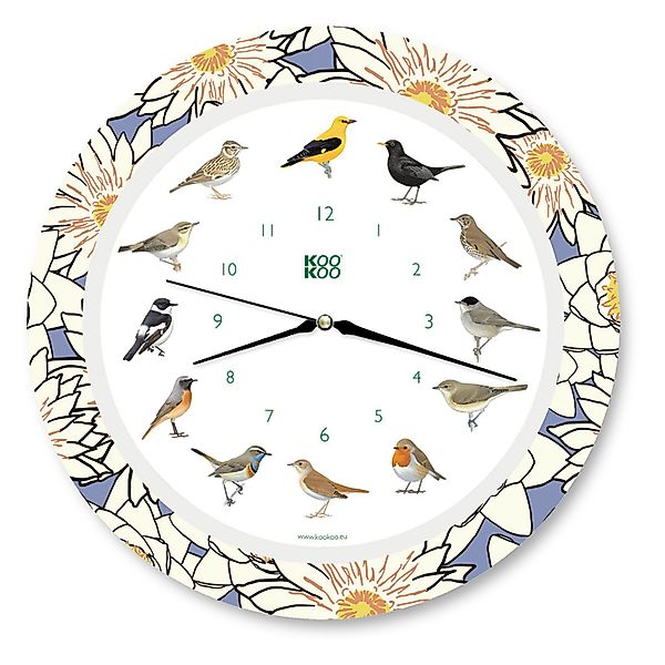 KOOKOO Wanduhr Singvögel günstig online kaufen