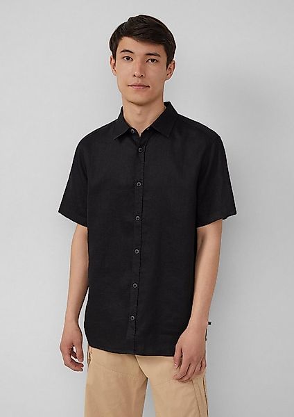 s.Oliver Kurzarmhemd Hemd Regular Fit: Leichtes Kurzarmhemd aus 100% Leinen günstig online kaufen