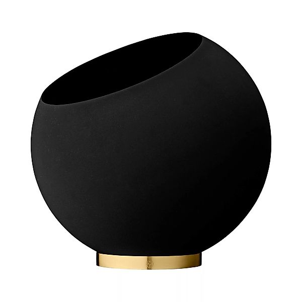 AYTM - Globe Blumentopf Ø 30cm - schwarz/H 26,6cm x Ø 30cm/für Innen- und A günstig online kaufen