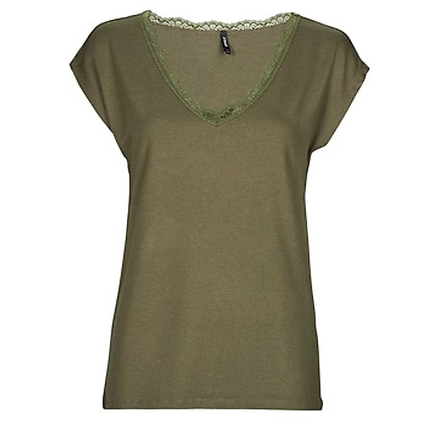 Only  Blusen ONLMOSTER S/S LACE V-NECK TOP CS JRS günstig online kaufen