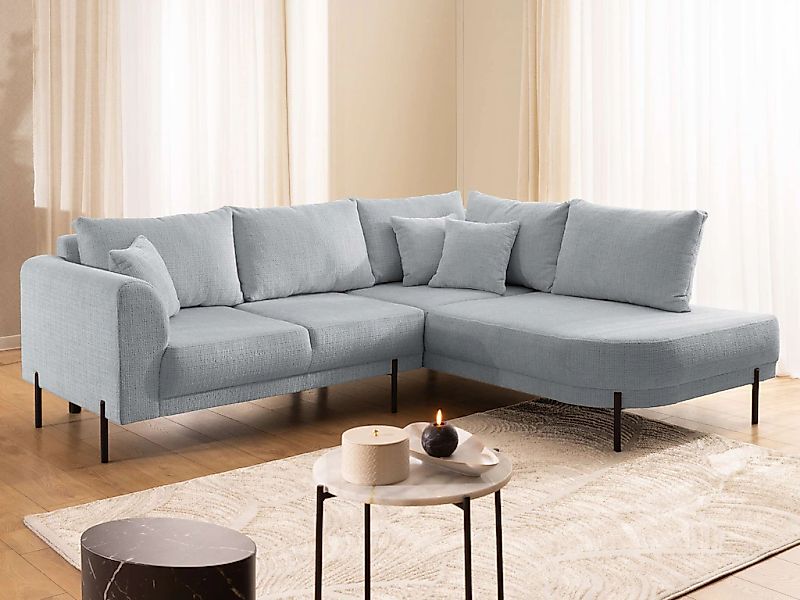 Home affaire Ecksofa "NELLIA L-Form mit Ottomane rechts oder links bestellb günstig online kaufen