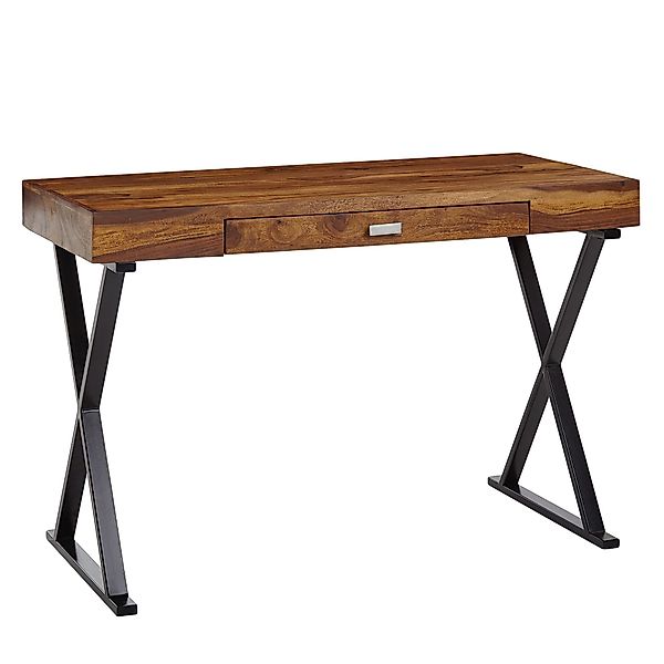 FINEBUY Schreibtisch FB31447 (120x55x78 cm Massivholz günstig online kaufen