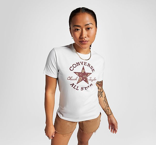 Converse T-Shirt WOMEN'S CONVERSE FLORAL PATCH T-SHIRT günstig online kaufen