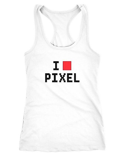 MoonWorks Tanktop Damen Tanktop I Love Pixel Racerback Moonworks® günstig online kaufen