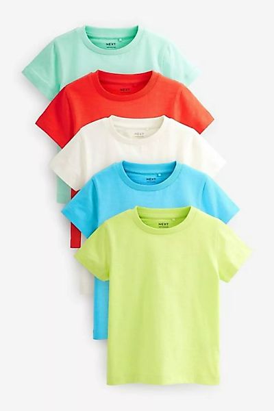 Next T-Shirt Kurzärmelige T-Shirts im 5er-Pack (5-tlg) günstig online kaufen