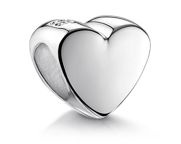 Materia Bead Herz Silber 925 rhodiniert 302, für Beads Armbänder / Ketten günstig online kaufen