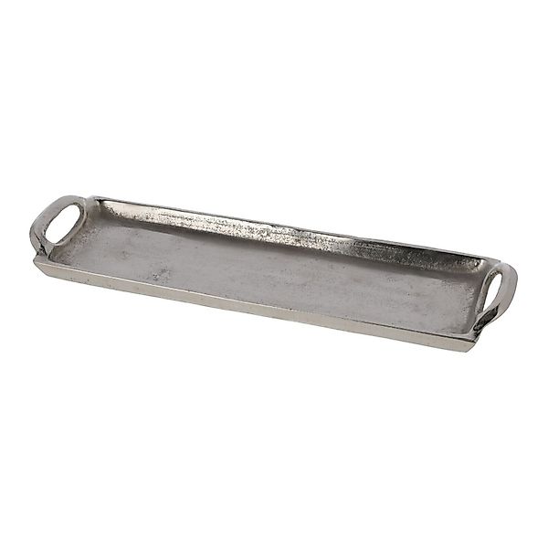 Meinposten Dekoschale Dekoteller Metallteller Tablett silber günstig online kaufen