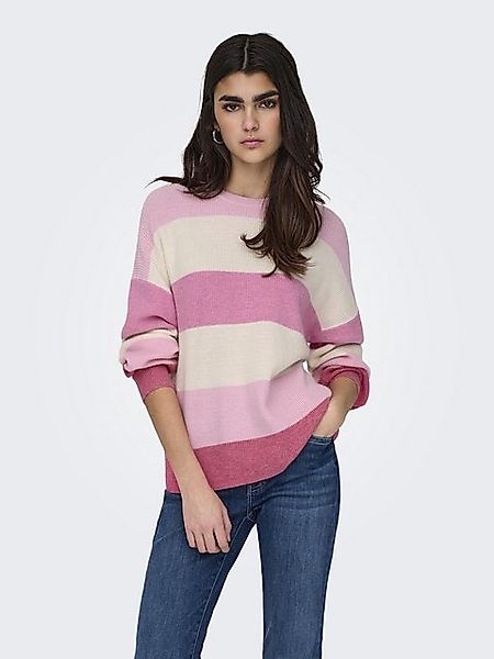 ONLY Strickpullover "ONLATIA L/S STRIPE PULLOVER KNT NOOS" günstig online kaufen