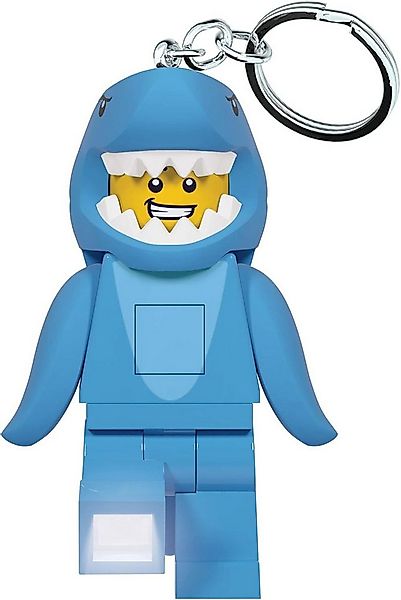 LEGO® Schlüsselanhänger Iconic Shark Suit Guy Schlüsselanhänger mit LED-Tas günstig online kaufen