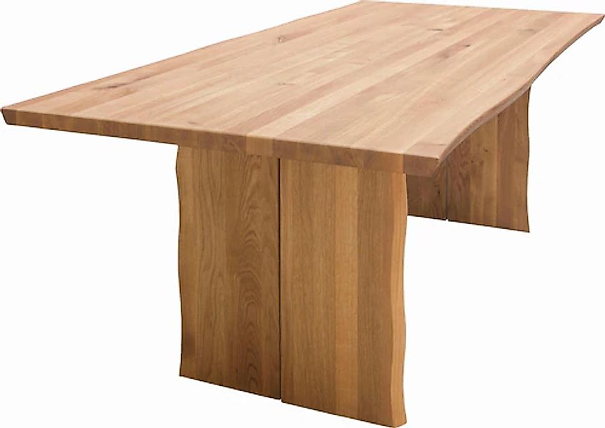 massivline&more Esstisch "Oviedo 2", Massivholz mit Baumkante günstig online kaufen