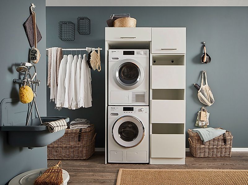 Laundreezy Mehrzweckschrank-Set LAUNDREEZY LDLK1, Breite 117,5 günstig online kaufen