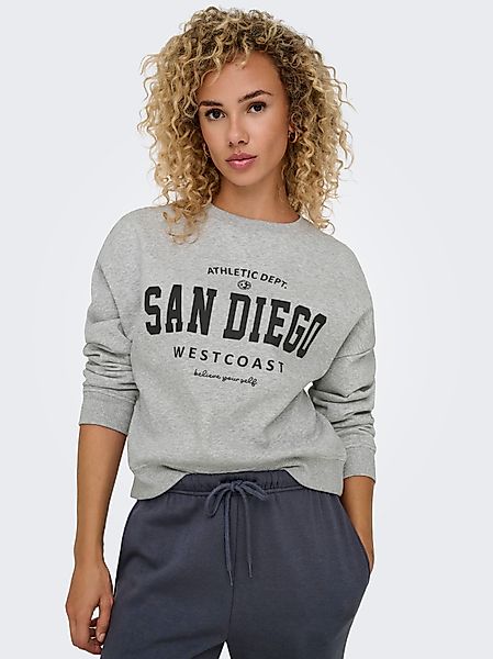 ONLY Sweatshirt ONLSWEAT L/S CREW OVERSIZE günstig online kaufen