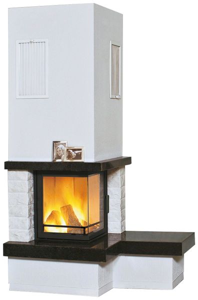 Hark Kaminofen Nebraska Bank Rechts Marmor Schwarz-Weiß 8 kW EEK: A+ günstig online kaufen