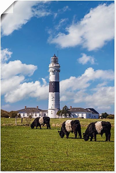 Artland Wandbild »Leuchtturm Langer Christian Kampen Sylt« Gebäude 1 Stk. t günstig online kaufen
