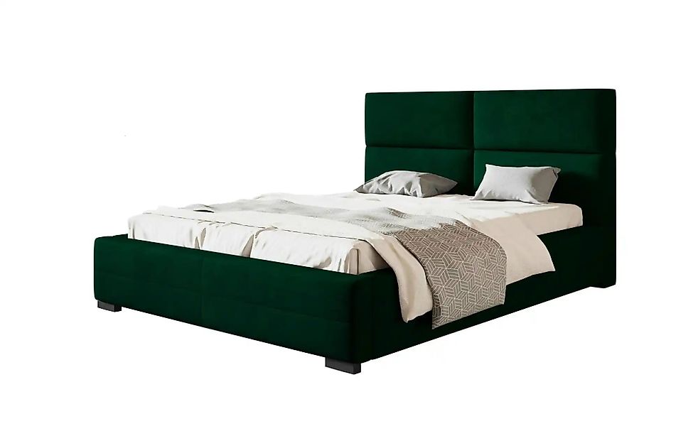 Polsterbett mit Stauraum Sale ¦ grün ¦ Maße (cm): B: 140 H: 104 Betten > Po günstig online kaufen