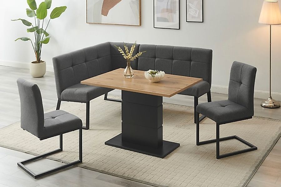 OTTO home Eckbankgruppe »Geranie, Sitzgruppe, Eckbank inkl. Stauraum, Essti günstig online kaufen